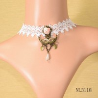 Collier Victorien Dentelle Gothique Country Mariage Sexy Fashion Modèle NL3118